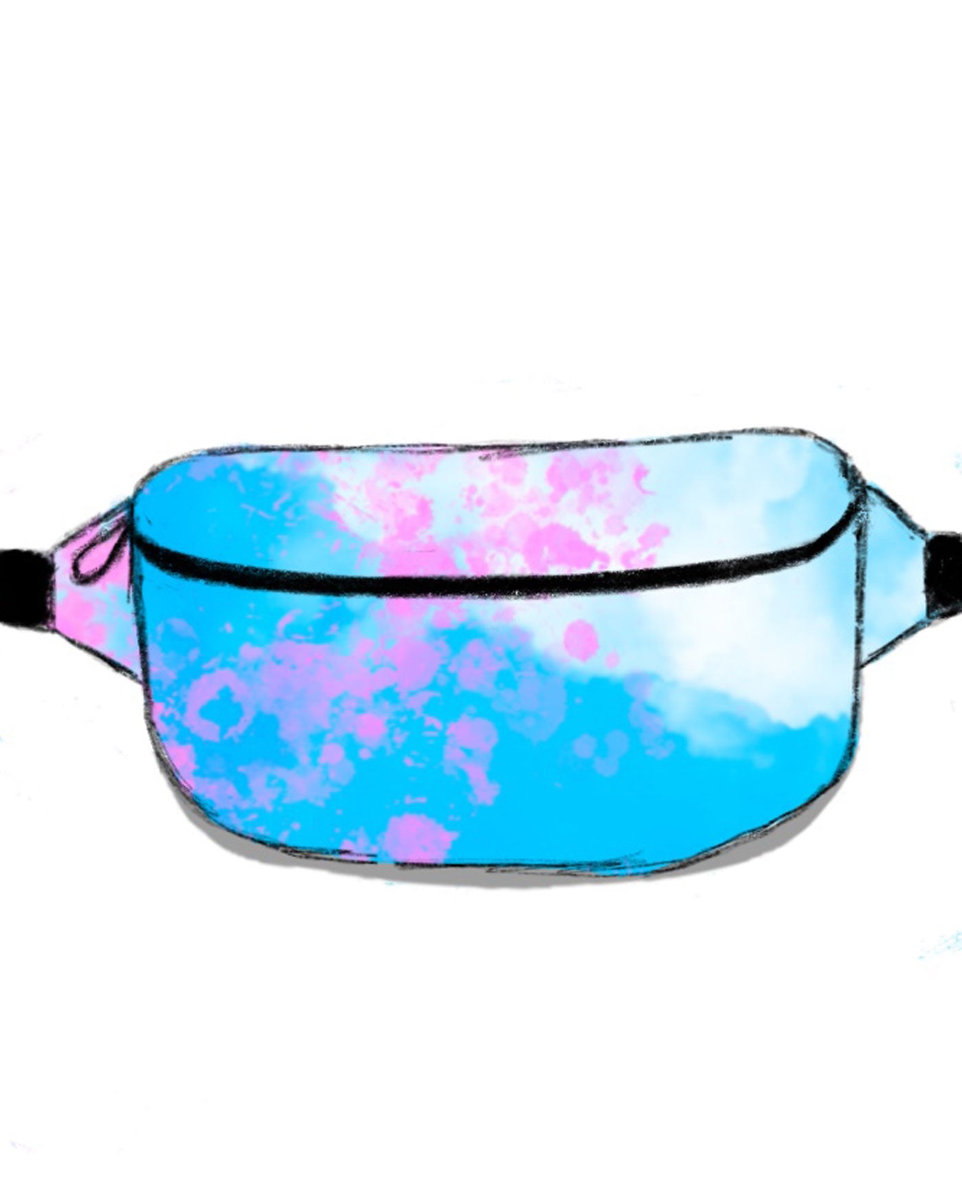 lopo fanny pack blue sky