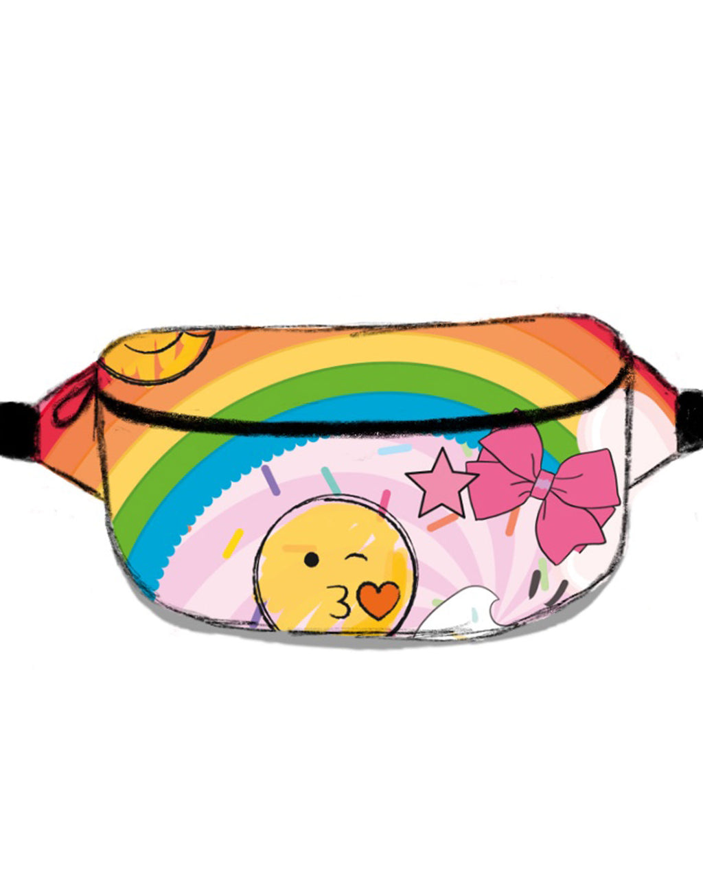 lopo fanny pack sweet rainbow